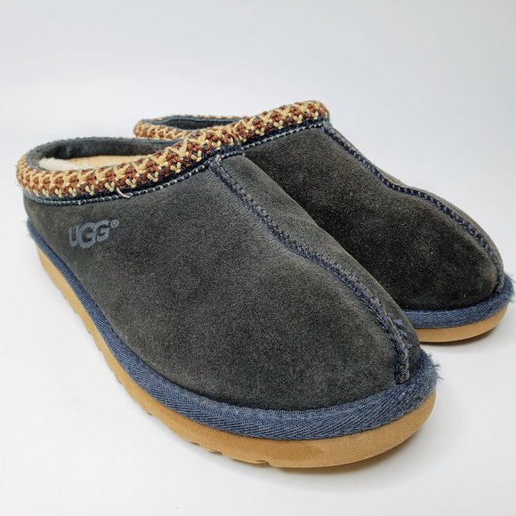 dark blue ugg slippers